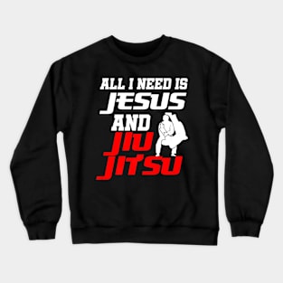 Jiu Jitsu Jesus Christ Crewneck Sweatshirt